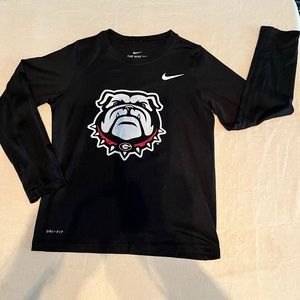Boys Nike for UGA, long sleeve t-shirt, small